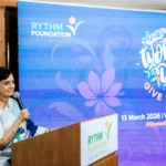 Datin Sri Umayal Eswaran delivering opening remarks at International Women’s Day 2026 at QI Group