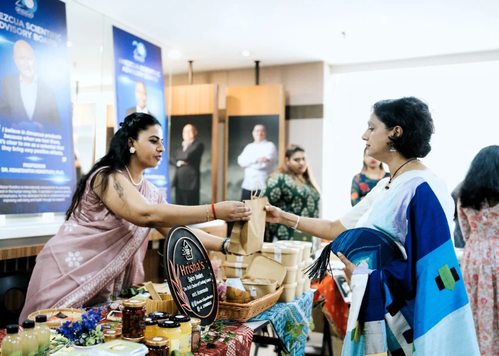 Datin Sri purchasing from a vendor