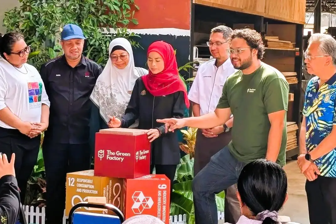 QI Group at Merdekapenter 2026 during the event officiating ceremony at The Green Factory in Malaysia