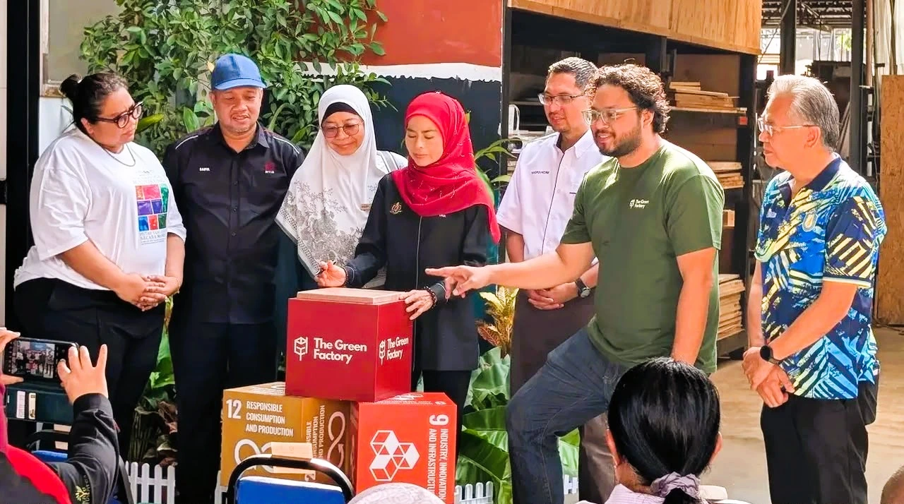 QI Group at Merdekapenter 2026 during the event officiating ceremony at The Green Factory in Malaysia